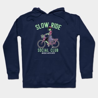 Funny Zombie on Bicycle // Slow Ride Social Club Hoodie